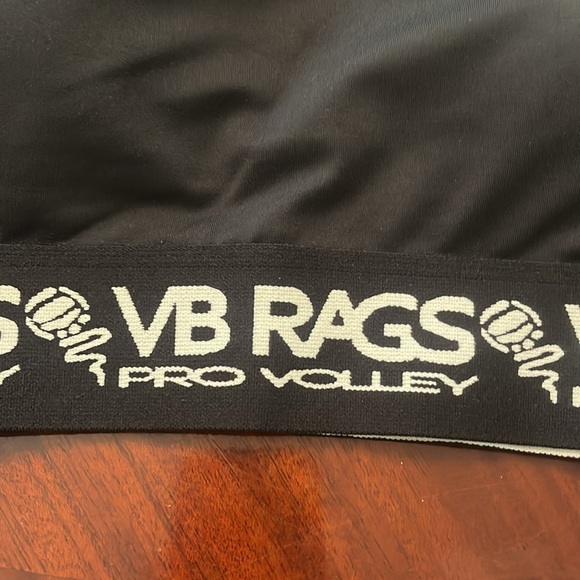 NWT VB Rags Hobbies Quick-Dry. Strappy Racerback Sports Bra. Size M. - Picture 3 of 12